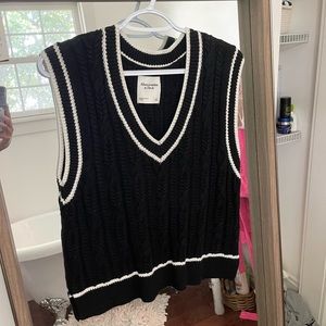 A&F sweater vest